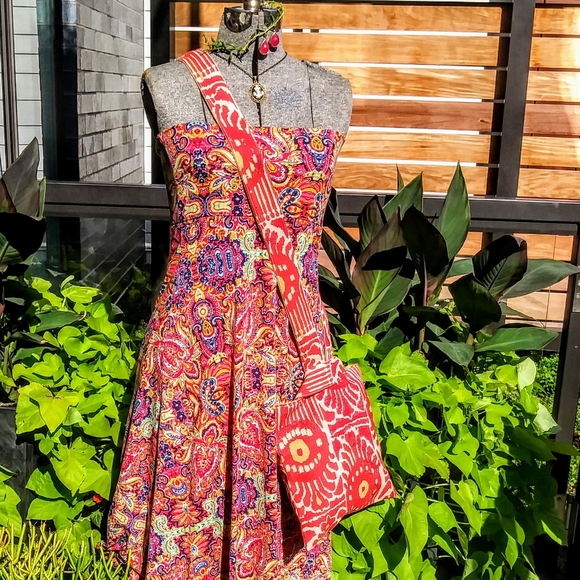 Gingercrush slipknot handmade crossbody purse - Picture 6 of 9